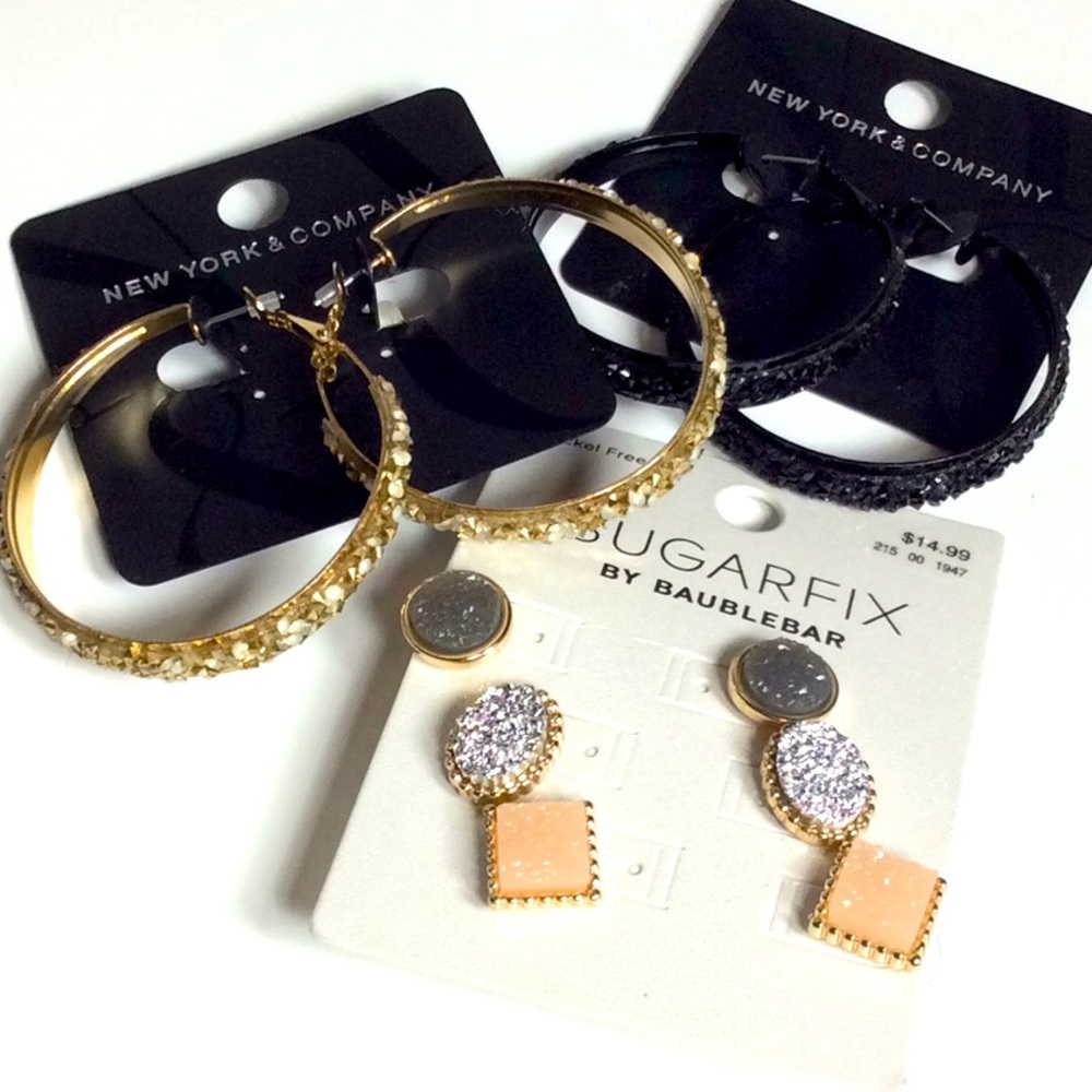 NWT 5 Pairs of Earrings